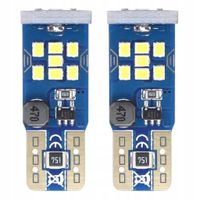 Żarówki LED CANBUS 21SMD UltraBright 2016 T10 W5W White 12V 24V - AMIO AMI02445 — zdjęcie 3