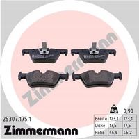 Klocki hamulcowe - ZIMMERMANN 25307.175.1 — zdjęcie 2