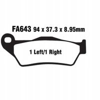Klocki hamulcowe. moto. - EBC Brakes FA643V