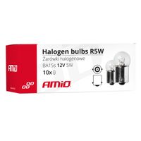 Żarówki halogenowe R5W BA15s 12V 5W 10 szt. - AMIO AMI01485 — zdjęcie 3