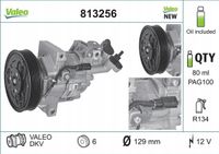 Sprężarka klimatyzacji dacia 1.5dci - VALEO 813256