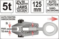 Klamra Blacharska Samozaciskowa - YATO YATYT-2542 — zdjęcie 2