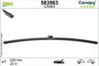 Pióro Wycieraczki 550 Canopy - VALEO 583963 — zdjęcie 2
