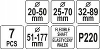 Zestaw do Honowania Cylindrów 7cz. - YATO YATYT-05802 — zdjęcie 3