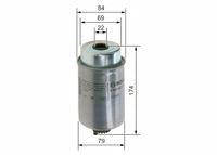 Wymienna kaseta filtru paliwa - BOSCH F 026 402 271 — zdjęcie 3