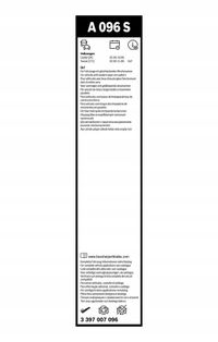 Pióro wycieraczki Aerotwin, komplet - BOSCH 3 397 007 096 — zdjęcie 5