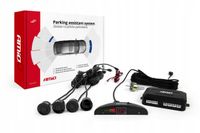 Zestaw czujników parkowania cofania LED 4 sensory czarne - AMIO AMI01565 — zdjęcie 3