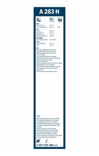 Pióro wycieraczki Aerotwin, szyba tylna - BOSCH 3 397 016 466 — zdjęcie 4