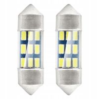 Żarówki LED STANDARD 3014 9SMD Festoon C5W C10W C3W 31mm White 12V - AMIO AMI01089 — zdjęcie 4