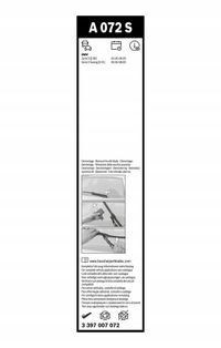 Pióro wycieraczki Aerotwin, komplet - BOSCH 3 397 007 072 — zdjęcie 5