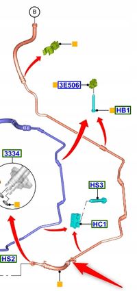 Przewód przekładni kierowniczej - OE 2593219