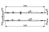 Linka hamulcowa - BOSCH 1 987 482 494
