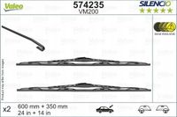 Piora wycier 600+350 szkielet vm200 perf - VALEO 574235 — zdjęcie 2
