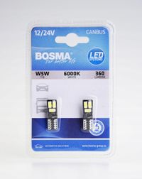 Led 12/24v 6xled smd5730 t10 biala 6000k - BOSMA LED7381 — zdjęcie 2