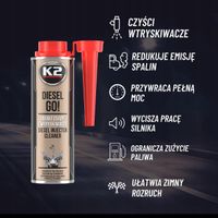 K2-diesel go 250ml dodatek do paliwa - K2 MELLE MELT321 — zdjęcie 3