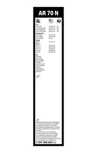 Pióro wycieraczki Aerotwin Retrofit - BOSCH 3 397 008 845
