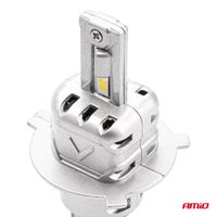 Żarówki samochodowe LED seria X2 H4/H19 6500K Canbus - AMIO AMI02972 — zdjęcie 2