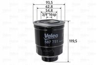 Filtr paliwa diesel puszkowy - VALEO 587751