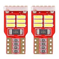 Żarówki LED CANBUS 18SMD 4014 T10e W5W White 12V - AMIO AMI01286