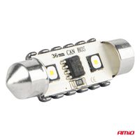 Żarówki LED CANBUS Festoon C5W 2SMD 3838 36mm White 12V 24V - AMIO 04248 — zdjęcie 4