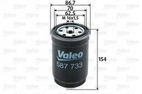 Filtr paliwa diesel - VALEO 587733 — zdjęcie 2