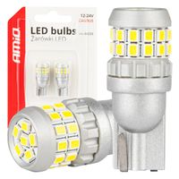 Żarówki LED CANBUS T10 W5W 30SMD 2016 White 12V 24V - AMIO AMI04233