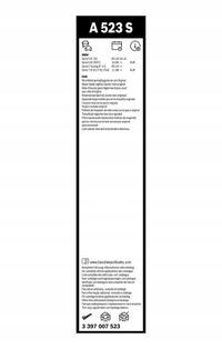 Pióro wycieraczki Aerotwin, komplet - BOSCH 3 397 007 523 — zdjęcie 5