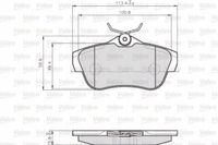 Klocki hamulcowe optipack lcv - VALEO 872578 — zdjęcie 3
