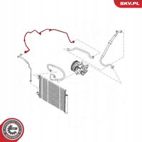 Przewód klimatyzacji - SKV ESEN 54SKV610