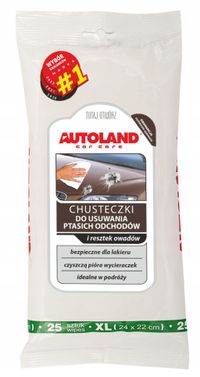 Chusteczka do usuwania ptasich od.25szt - AUTOLAND AUT170000145