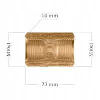 Lacznik hamulcowyu m10x1-m10x1 wp121 WPH5-600-121