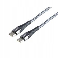 Kabel usb c-usb c 200cm mikrofibra - CARMOTION CRM63035