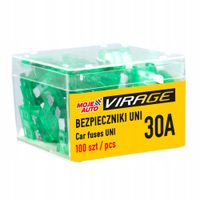Bezpiecznik plaski uni 30a /100szt/ - VIRAGE AMT94-056
