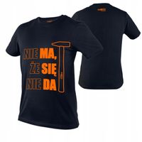 T-shirt z nadrukiem ma sie da rozm l - NEO 81-642-L