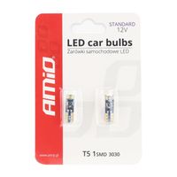 Żarówki LED STANDARD T5 W1W 1xSMD 3030 12V High Power - AMIO AMI01094 — zdjęcie 5