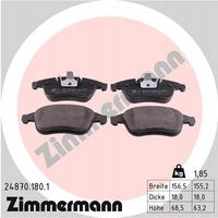 Klocki hamulcowe - ZIMMERMANN 24870.180.1 — zdjęcie 2