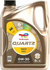 Olej total 0w-30 quartz ineo pro 5l OLETOT0W305PRO