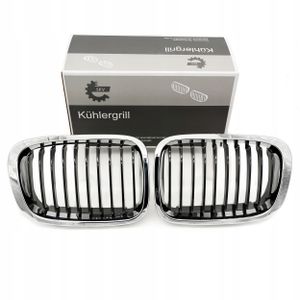Grill bmw pojedyncza listwa, chrom. obudowa, czarne paski, … - SKV 66SKV064