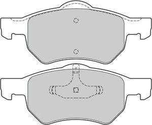 Klocki hamulcowe - VALEO 598756