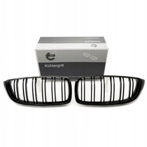 Grill bmw podwójna listwa, czarny połysk, bmw 4 f32 - SKV 66SKV150