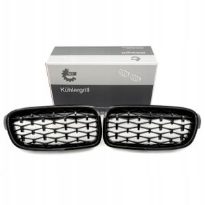 Grill bmw diament, czarny połysk, bmw 3 f30 - SKV 66SKV128