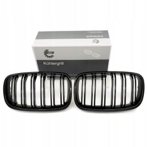 Grill bmw podwójna listwa, czarny połysk, bmw x5 e70 - SKV 66SKV287