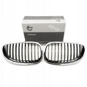 Grill bmw pojedyncza listwa, czarny chrom, bmw 5 e60 - SKV 66SKV169