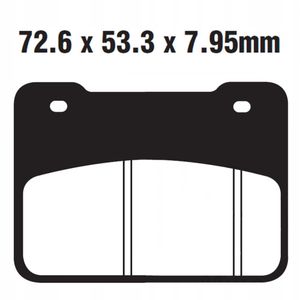 Klocki hamulcowe. moto. - EBC Brakes SFA627HH
