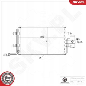Skraplacz audi a3 tt seat leon toledo ii skoda octavia… - SKV ESEN 86SKV018