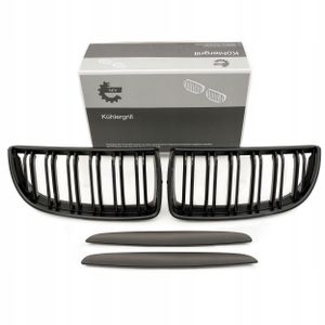 Grill bmw podwójna listwa, czarny mat, bmw 3 e90 - SKV ESEN 66SKV091