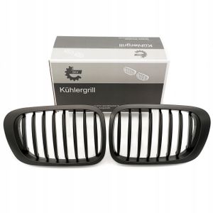 Grill bmw pojedyncza listwa, czarny mat, bmw 3 e46 coupe - SKV 66SKV058
