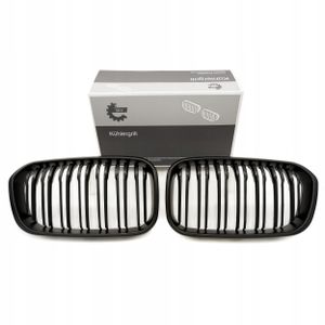 Grill bmw podwójna listwa, czarny połysk, bmw 1 f20 facelift - SKV 66SKV021