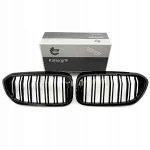Grill bmw podwójna listwa, czarny połysk, bmw 5 g30 - SKV 66SKV193