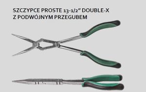 Szczypce dlugie 330mm double-x proste - SATA SAT70711